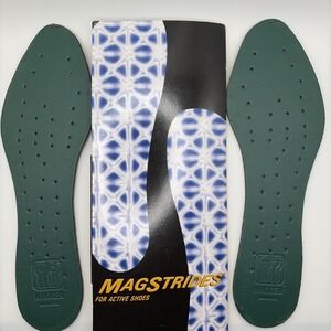 Nikken Magstrides Magnetic Insoles For Active Shoes Uncut Unused Small 5-9 USA